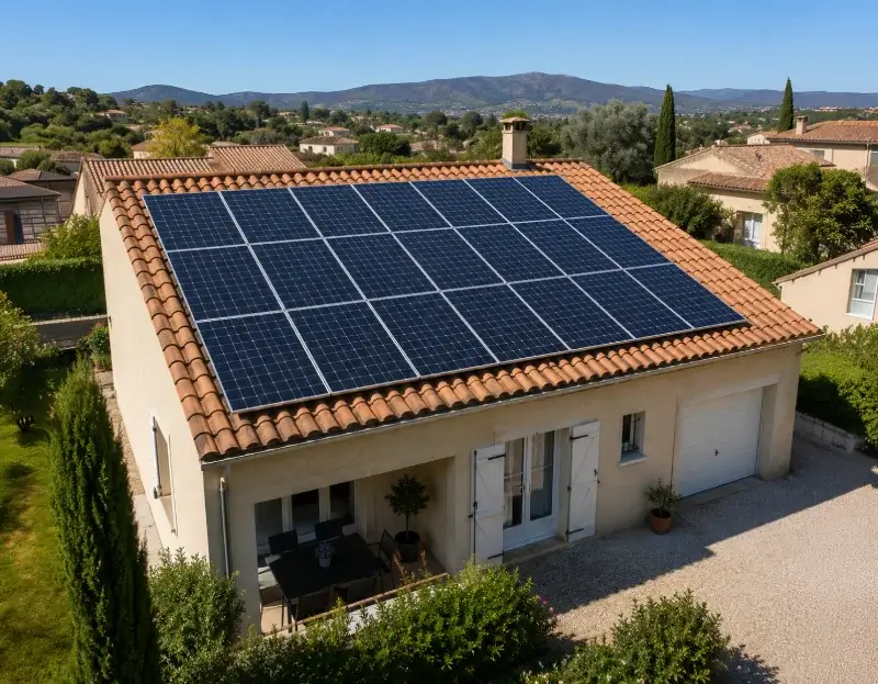 Prime à l'autoconsommation panneaux solaires Cliousclat — aide financière de l'État